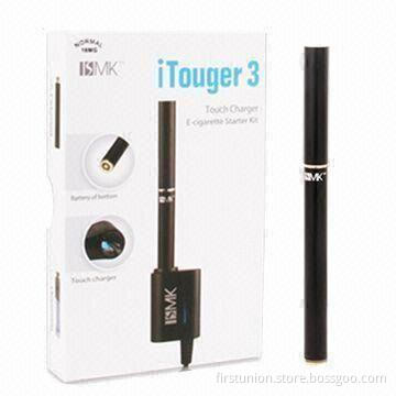 Electronic Cigarette Starter Kit, Up to 300 Puffs and 2-piece Cartomizers, OEM/ODM Orders Welcome